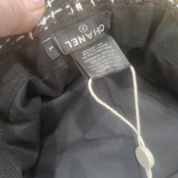 CHANEL Coco Neige Trapper Hat size L (58) New - Picture 2 of 5